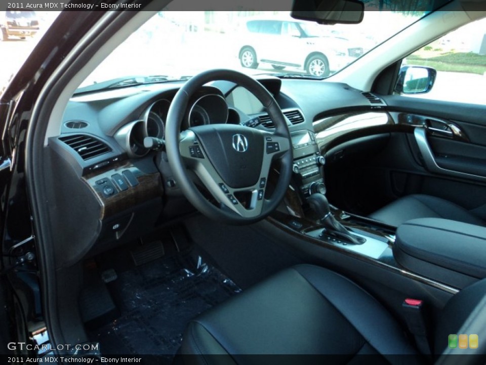 Ebony Interior Photo for the 2011 Acura MDX Technology #56722547