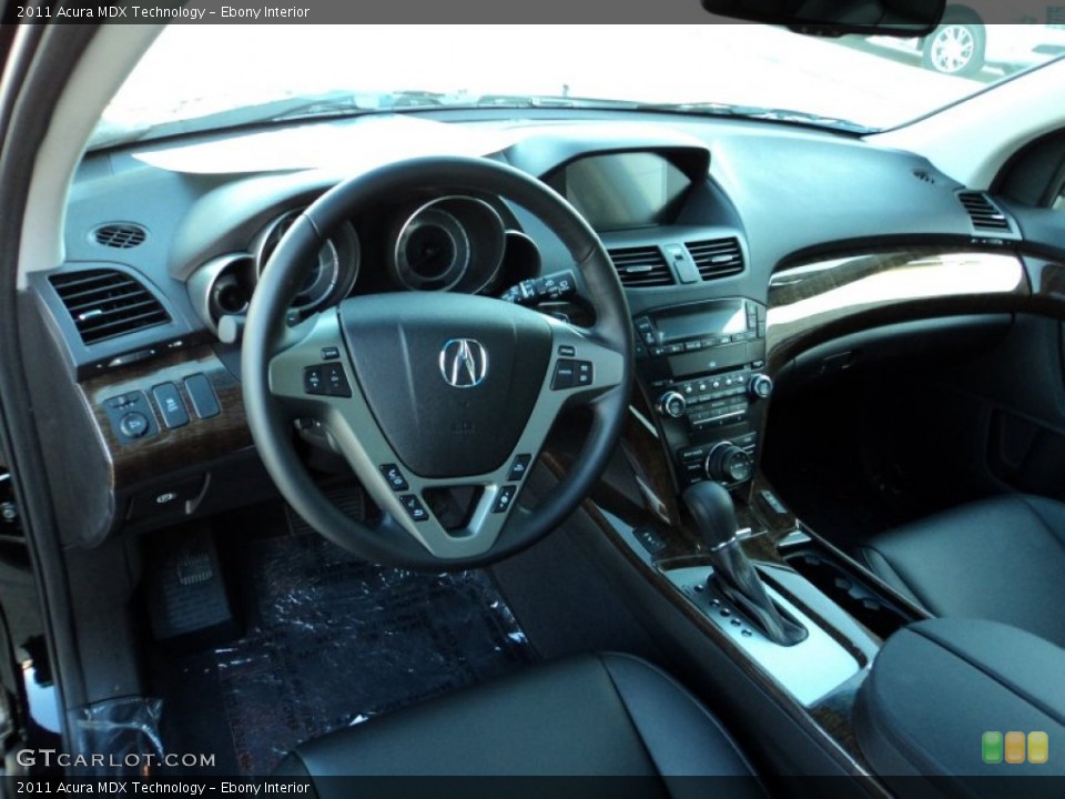 Ebony Interior Dashboard for the 2011 Acura MDX Technology #56722556