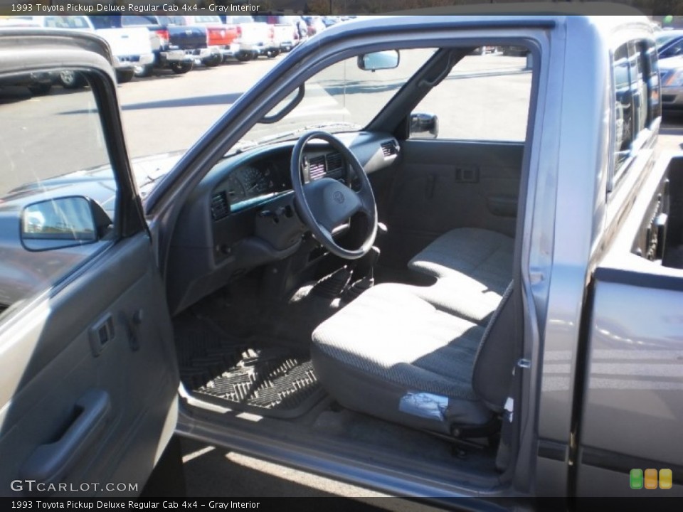 Gray 1993 Toyota Pickup Interiors