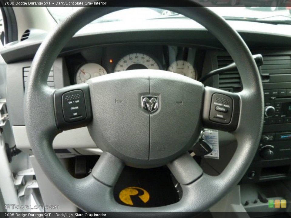 Dark/Light Slate Gray Interior Steering Wheel for the 2008 Dodge Durango SXT #56723741