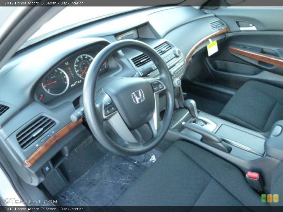 Black Interior Prime Interior for the 2012 Honda Accord EX Sedan #56725127