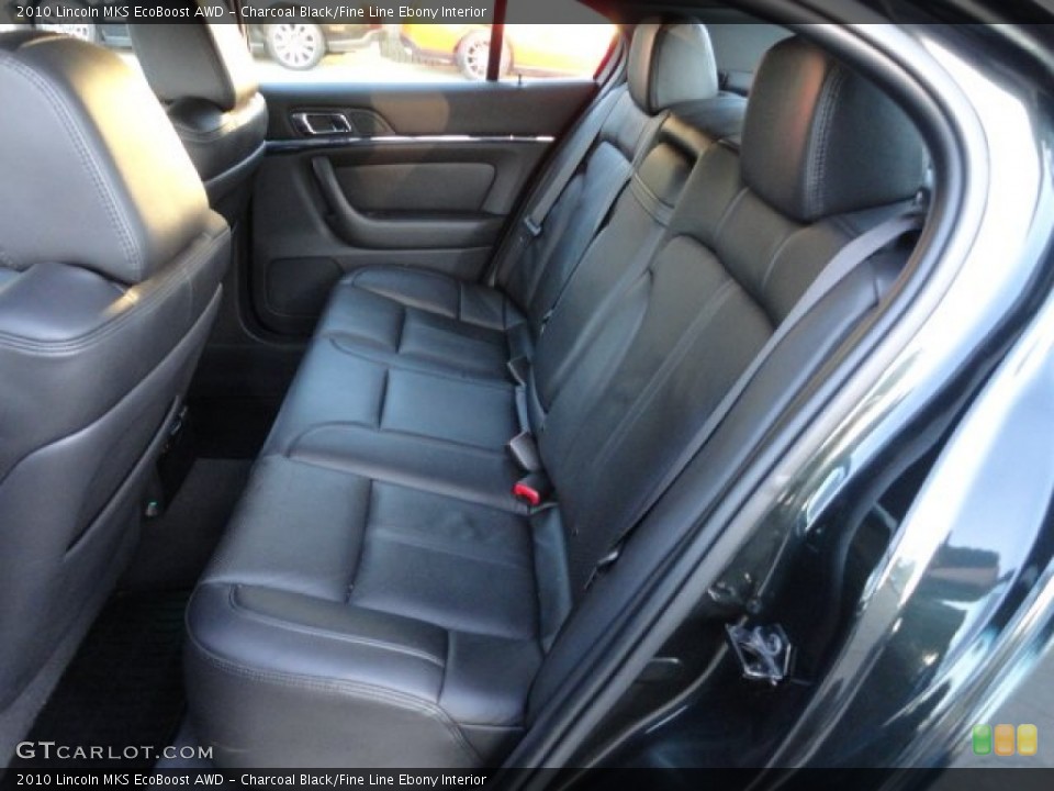 Charcoal Black/Fine Line Ebony Interior Photo for the 2010 Lincoln MKS EcoBoost AWD #56726015