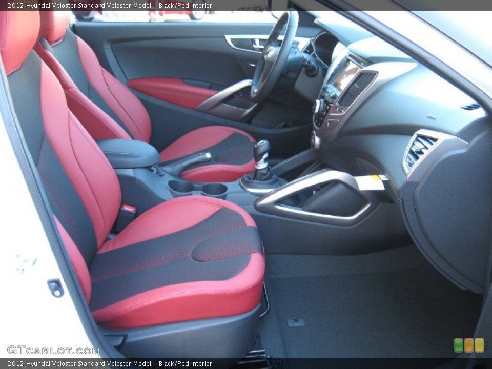 Black/Red Interior Photo for the 2012 Hyundai Veloster  #56726153