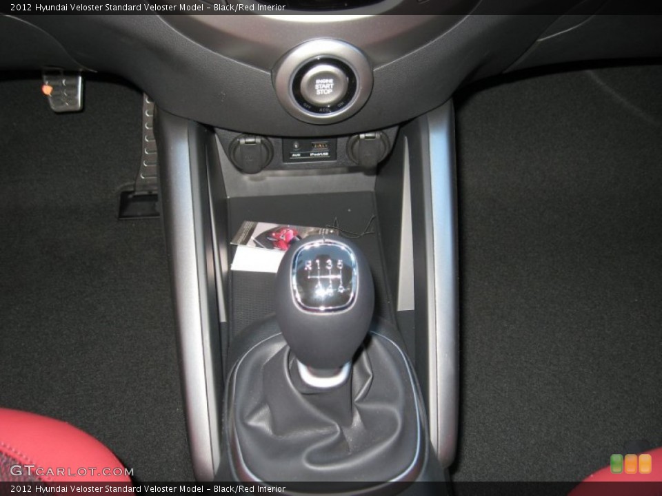 Black/Red Interior Transmission for the 2012 Hyundai Veloster  #56726207