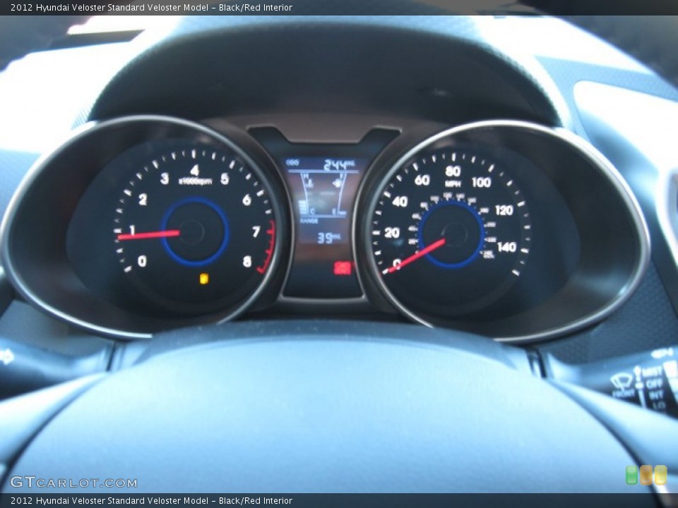 Black/Red Interior Gauges for the 2012 Hyundai Veloster  #56726225
