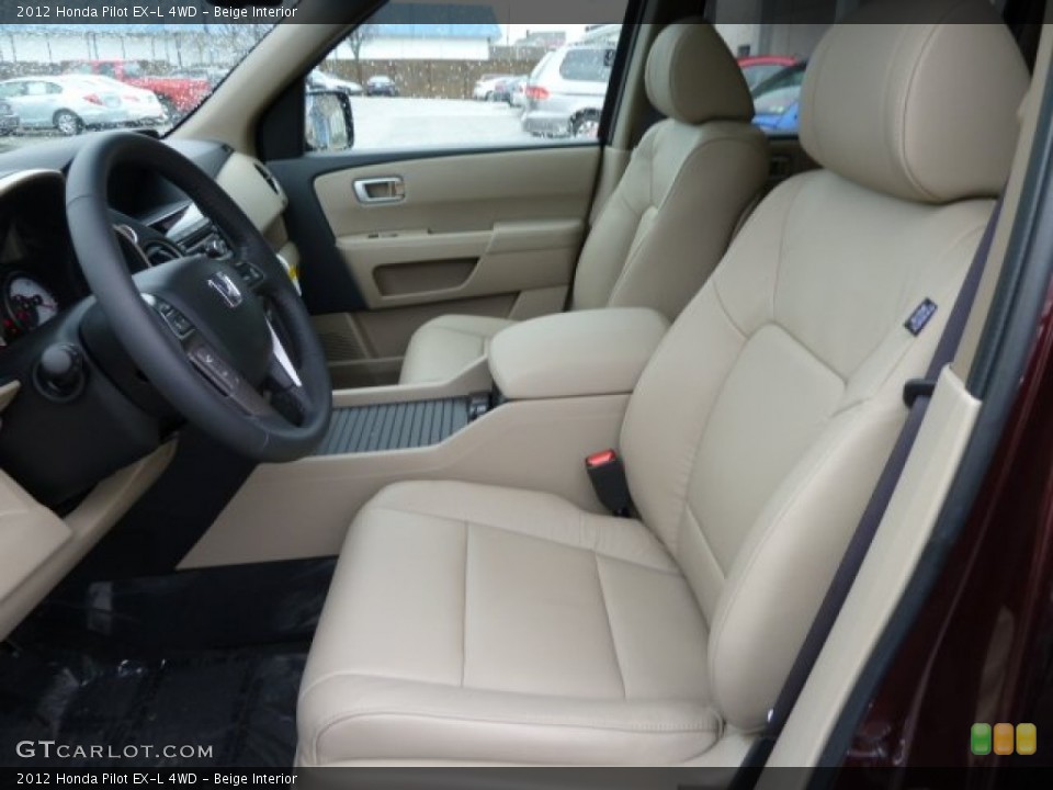 Beige Interior Photo for the 2012 Honda Pilot EX-L 4WD #56726633