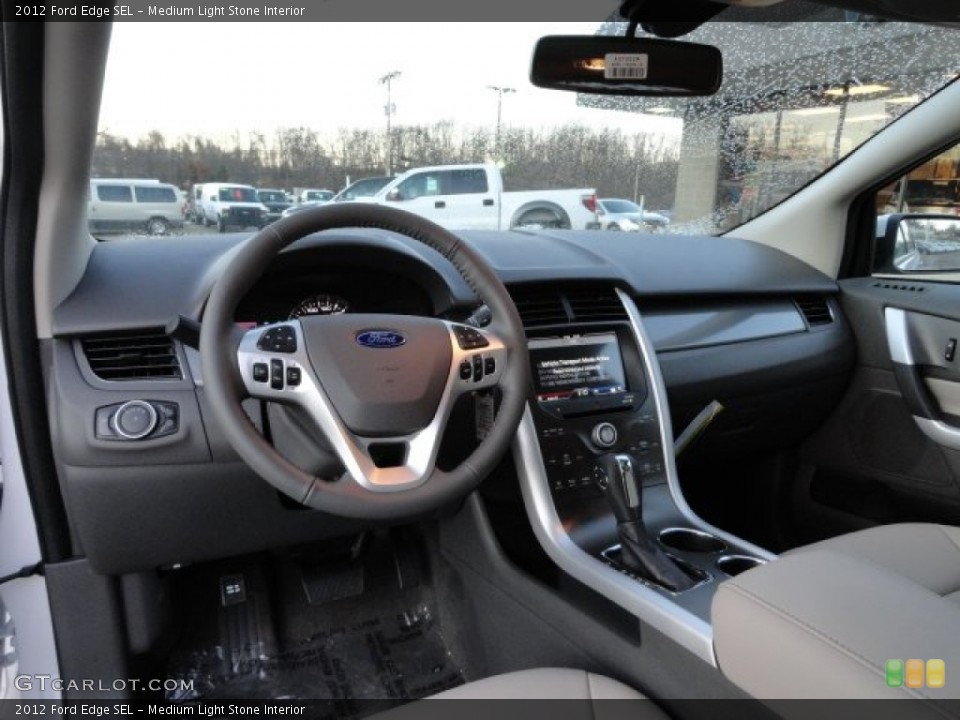 Medium Light Stone Interior Dashboard for the 2012 Ford Edge SEL #56726744