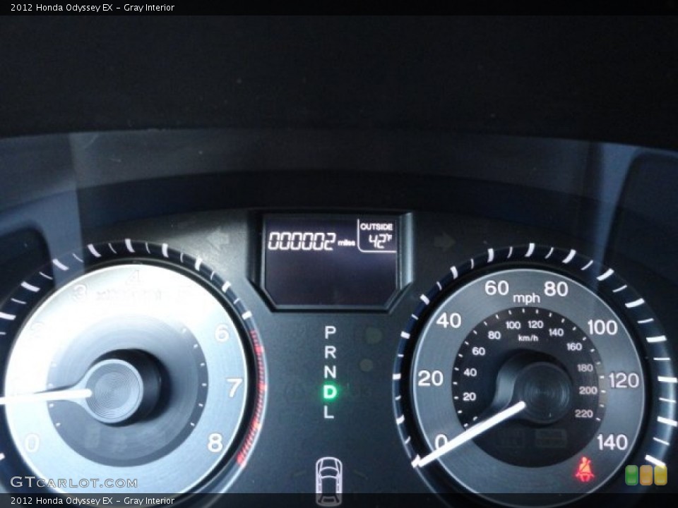 Gray Interior Gauges for the 2012 Honda Odyssey EX #56727065