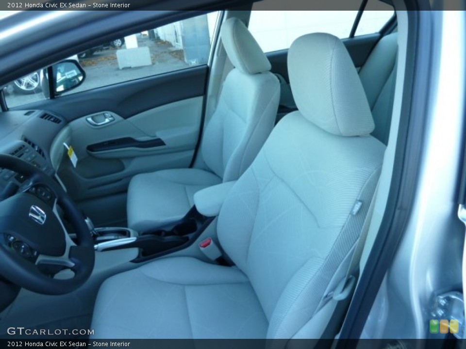 Stone Interior Photo for the 2012 Honda Civic EX Sedan #56727152