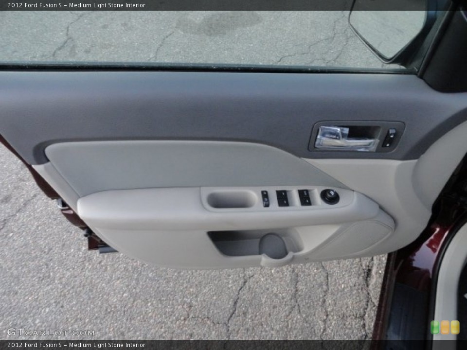 Medium Light Stone Interior Door Panel for the 2012 Ford Fusion S #56727293