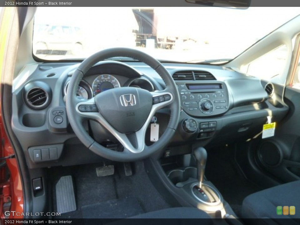 Black Interior Dashboard for the 2012 Honda Fit Sport #56727515
