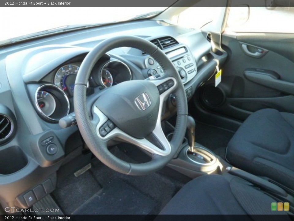 Black Interior Dashboard for the 2012 Honda Fit Sport #56727539