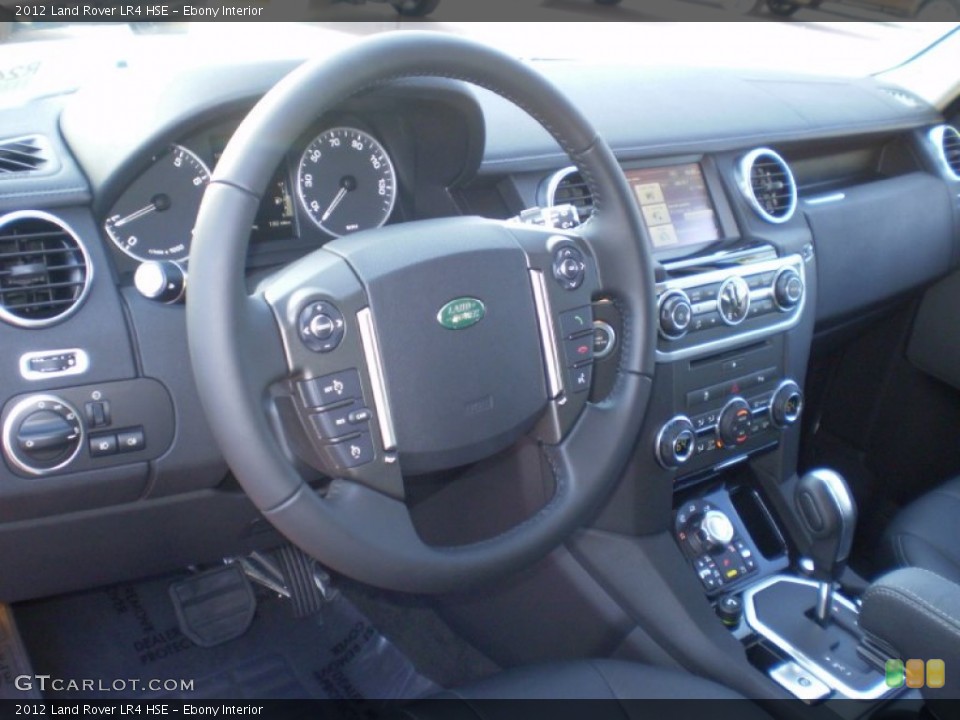 Ebony Interior Dashboard for the 2012 Land Rover LR4 HSE #56727797