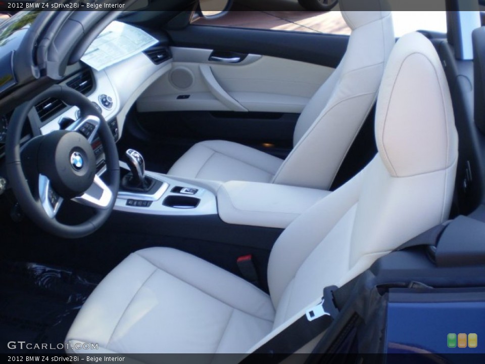 Beige Interior Photo for the 2012 BMW Z4 sDrive28i #56728025