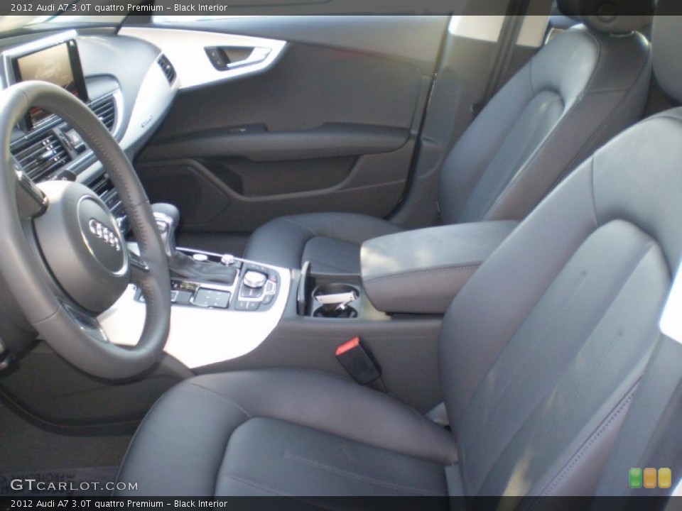 Black Interior Photo for the 2012 Audi A7 3.0T quattro Premium #56728328