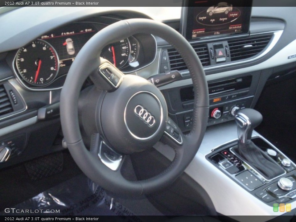 Black Interior Dashboard for the 2012 Audi A7 3.0T quattro Premium #56728337