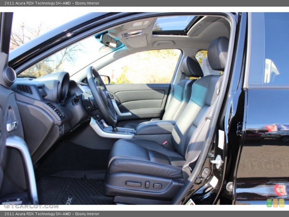 Ebony Interior Photo for the 2011 Acura RDX Technology SH-AWD #56728877