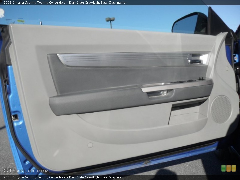 Dark Slate Gray/Light Slate Gray Interior Door Panel for the 2008 Chrysler Sebring Touring Convertible #56729696