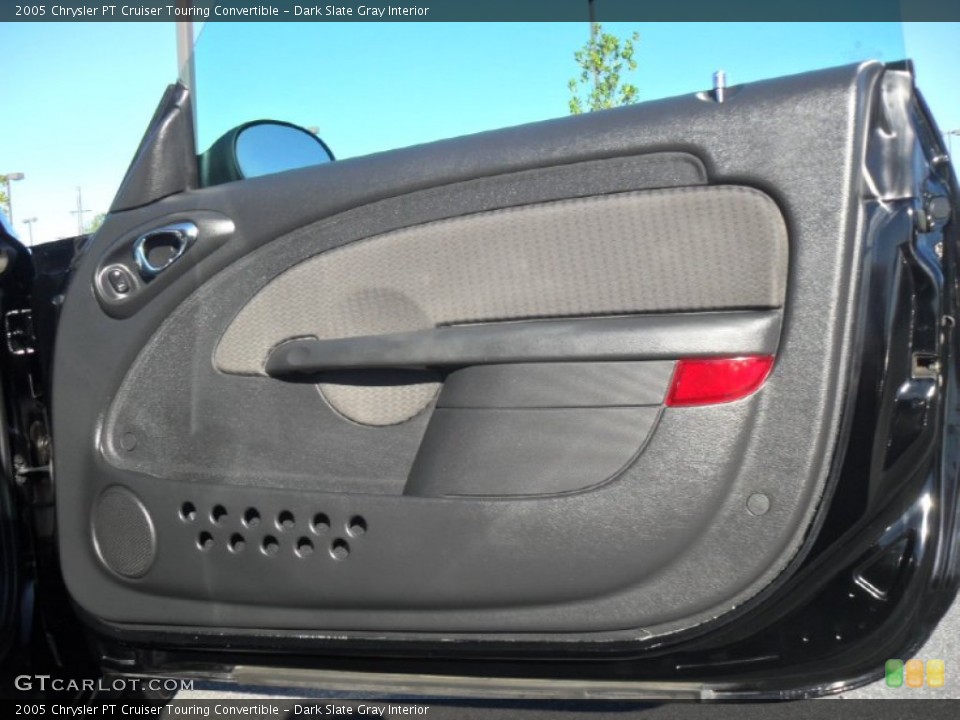 Dark Slate Gray Interior Door Panel for the 2005 Chrysler PT Cruiser Touring Convertible #56729999