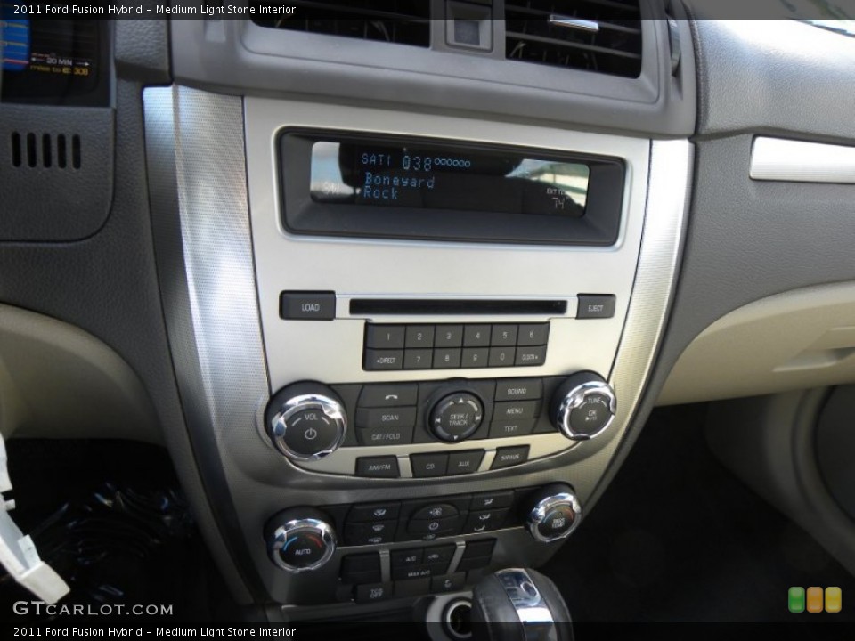 Medium Light Stone Interior Controls for the 2011 Ford Fusion Hybrid #56732105