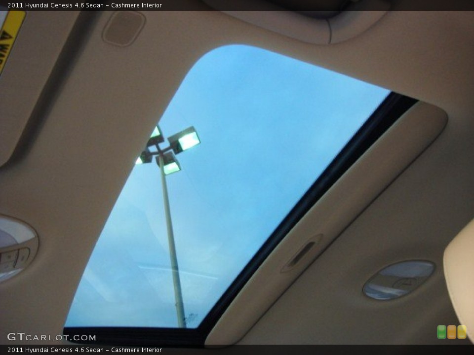 Cashmere Interior Sunroof for the 2011 Hyundai Genesis 4.6 Sedan #56732645