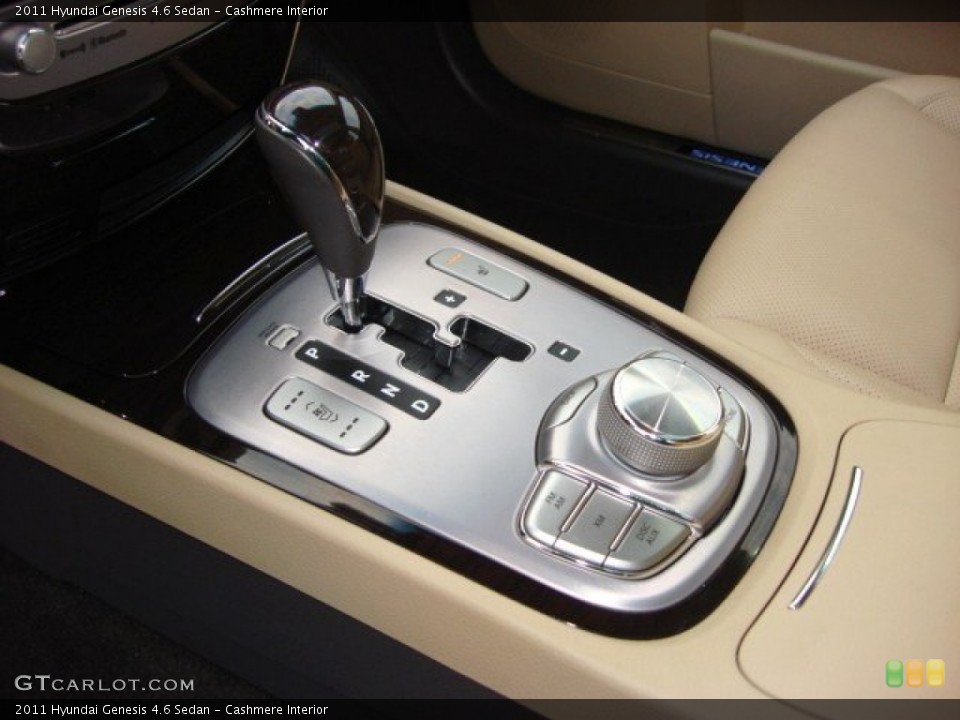 Cashmere Interior Transmission for the 2011 Hyundai Genesis 4.6 Sedan #56732720