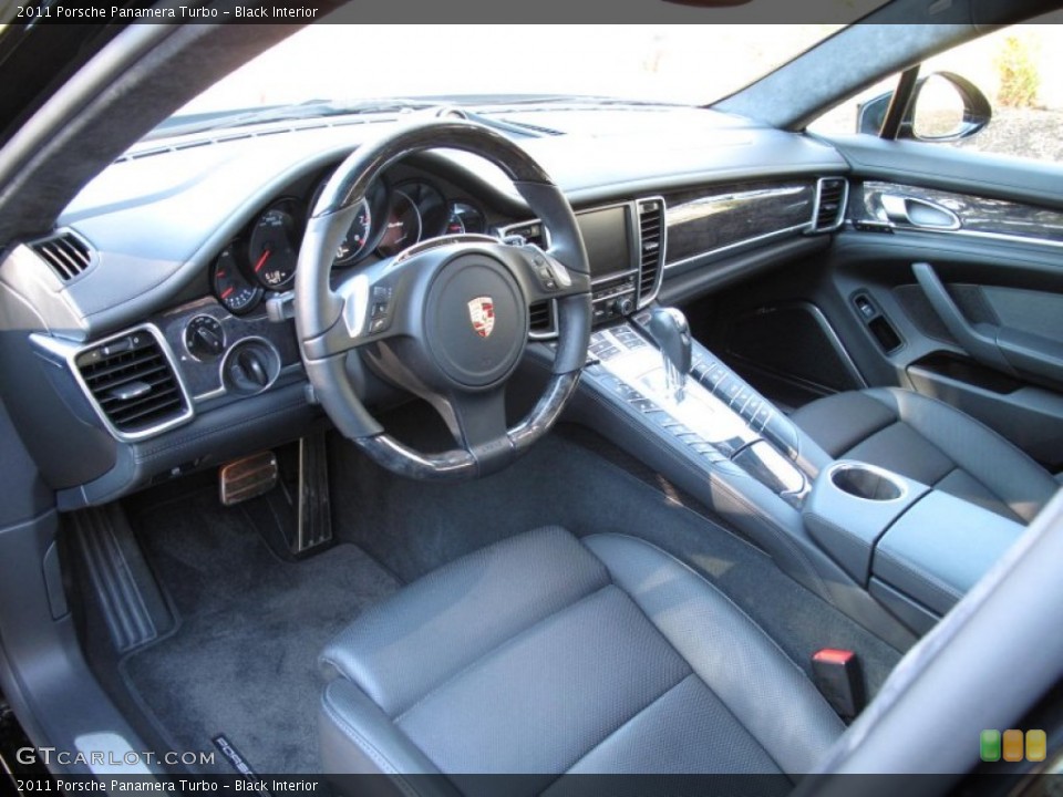 Black Interior Photo for the 2011 Porsche Panamera Turbo #56733245