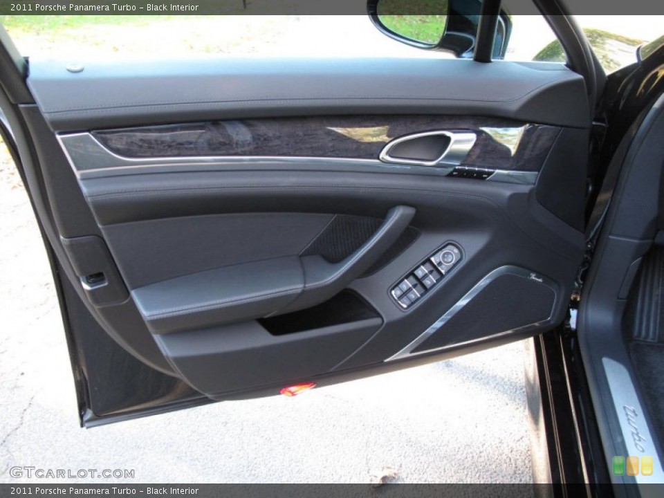 Black Interior Door Panel for the 2011 Porsche Panamera Turbo #56733254