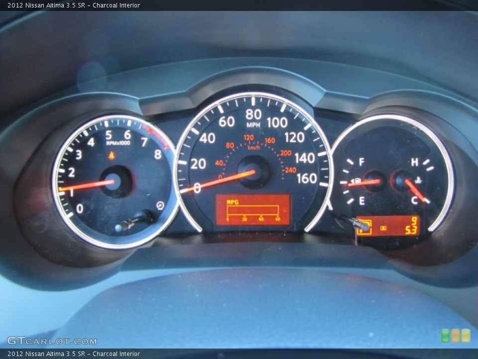 Charcoal Interior Gauges for the 2012 Nissan Altima 3.5 SR #56733689