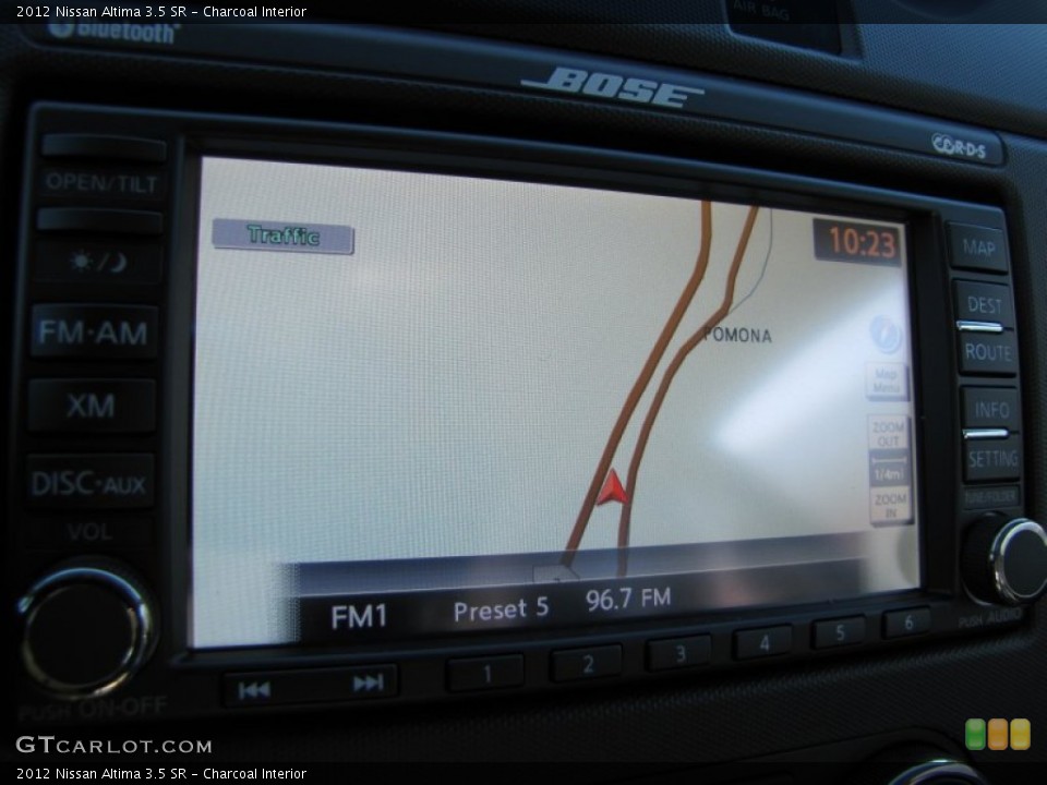 Charcoal Interior Navigation for the 2012 Nissan Altima 3.5 SR #56733699