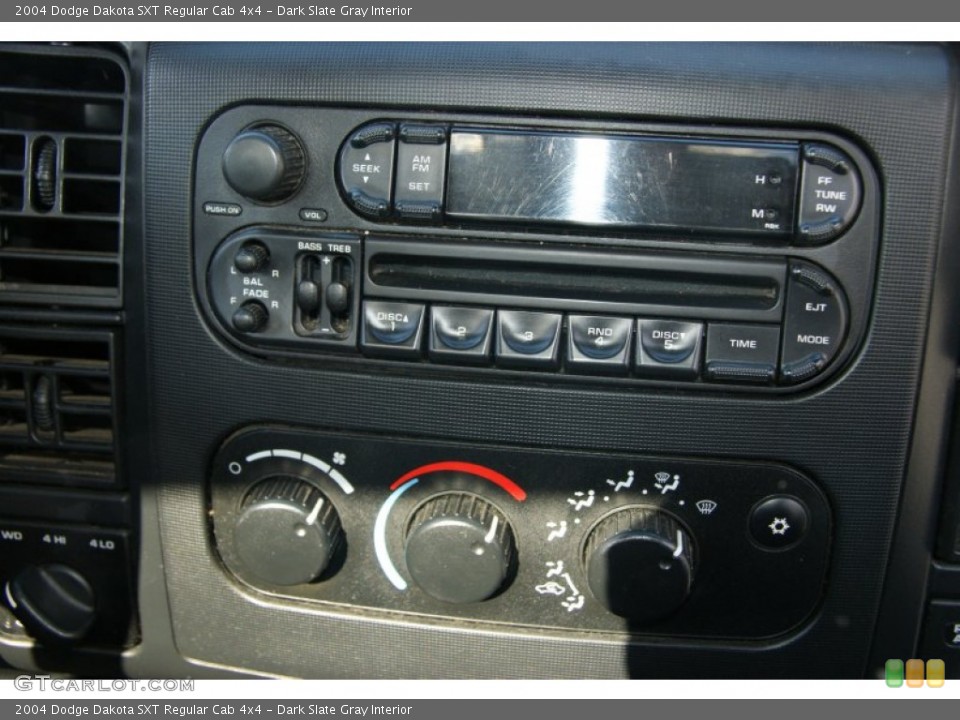 Dark Slate Gray Interior Audio System for the 2004 Dodge Dakota SXT Regular Cab 4x4 #56736680