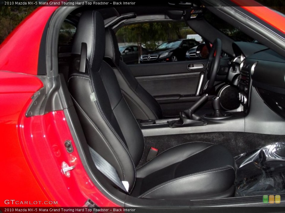 Black Interior Photo for the 2010 Mazda MX-5 Miata Grand Touring Hard Top Roadster #56738945
