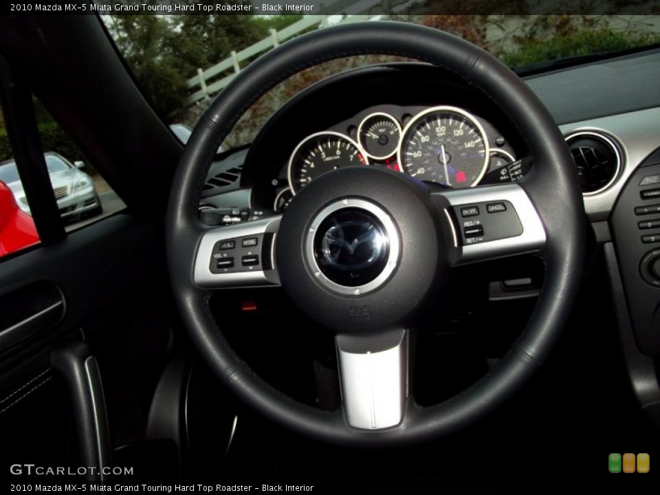 Black Interior Steering Wheel for the 2010 Mazda MX-5 Miata Grand Touring Hard Top Roadster #56738972