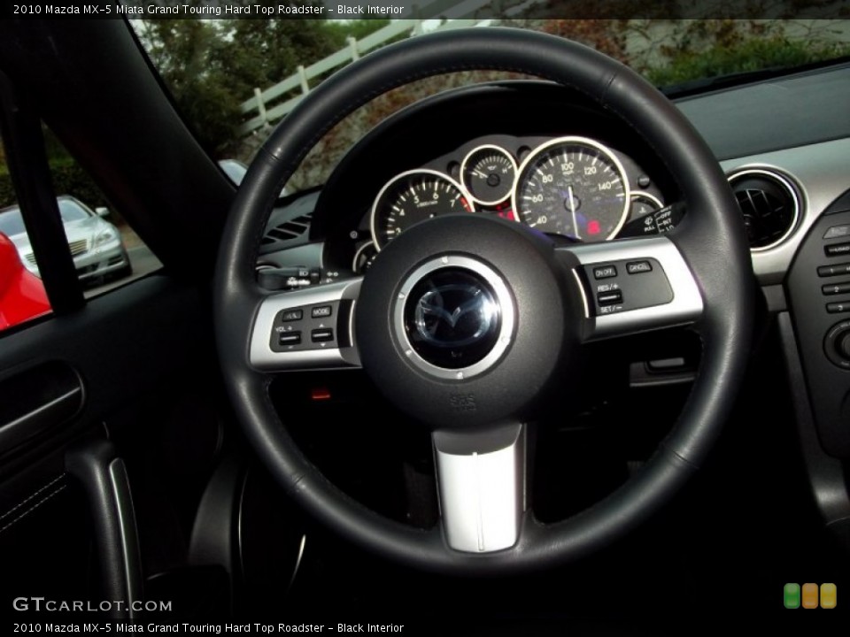 Black Interior Steering Wheel for the 2010 Mazda MX-5 Miata Grand Touring Hard Top Roadster #56738972