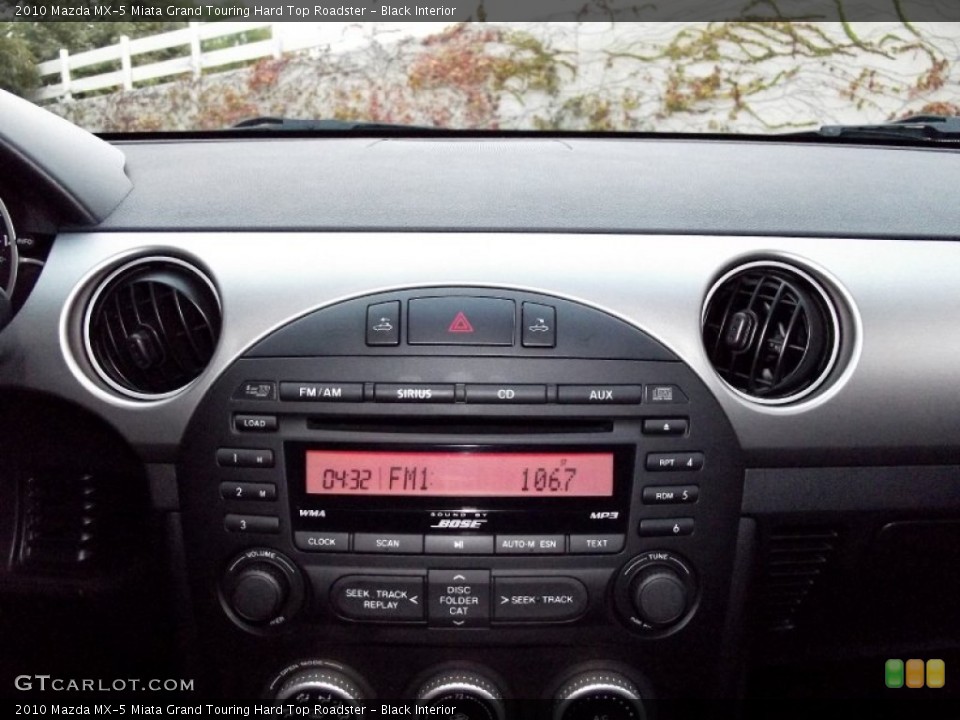 Black Interior Audio System for the 2010 Mazda MX-5 Miata Grand Touring Hard Top Roadster #56739026