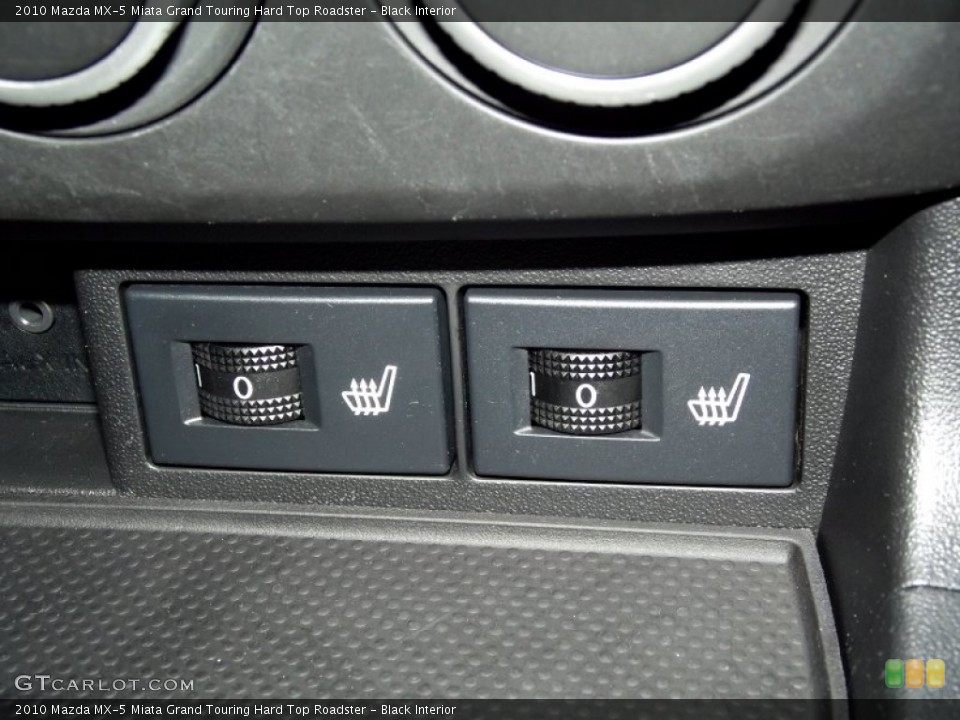 Black Interior Controls for the 2010 Mazda MX-5 Miata Grand Touring Hard Top Roadster #56739053