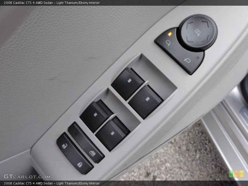Light Titanium/Ebony Interior Controls for the 2008 Cadillac CTS 4 AWD Sedan #56740836