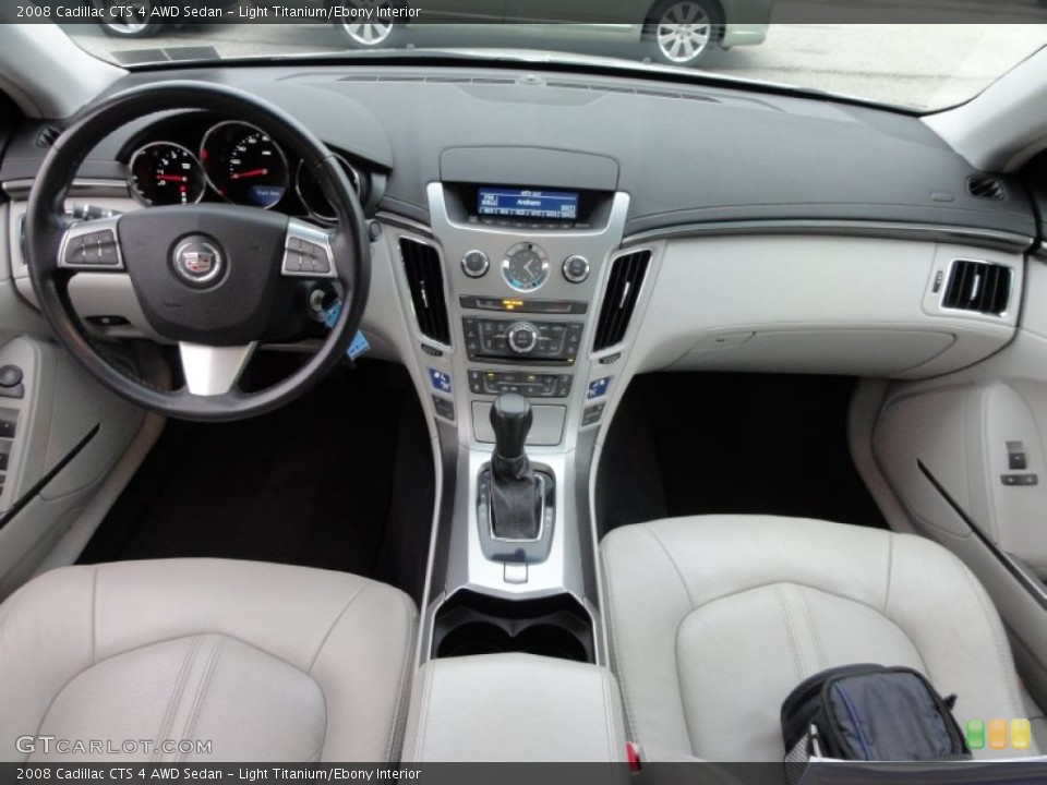 Light Titanium/Ebony Interior Dashboard for the 2008 Cadillac CTS 4 AWD Sedan #56740971