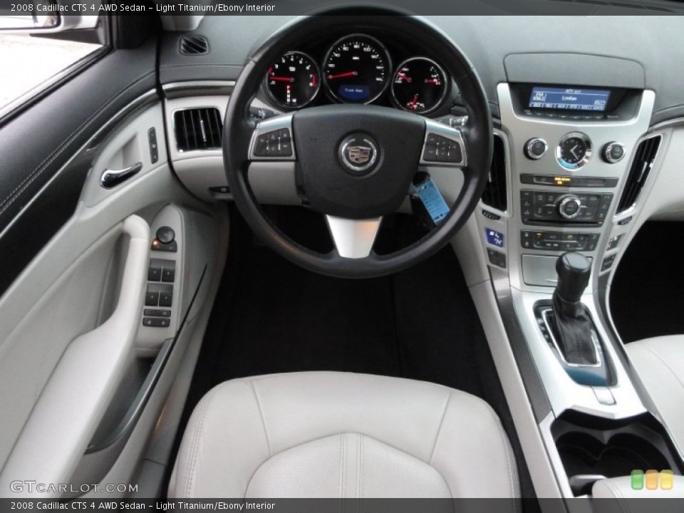 Light Titanium/Ebony Interior Dashboard for the 2008 Cadillac CTS 4 AWD Sedan #56740980
