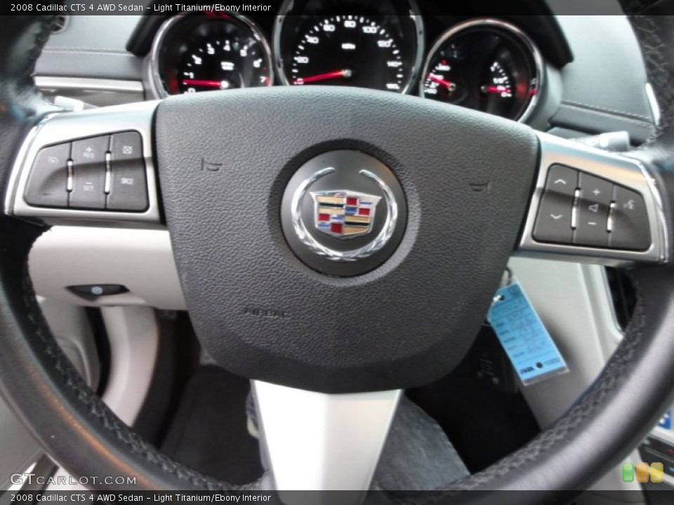 Light Titanium/Ebony Interior Controls for the 2008 Cadillac CTS 4 AWD Sedan #56741139