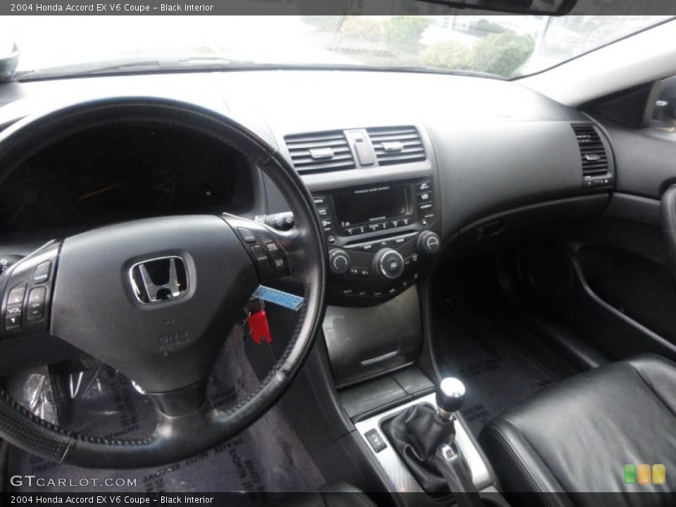 Black Interior Dashboard for the 2004 Honda Accord EX V6 Coupe #56741721