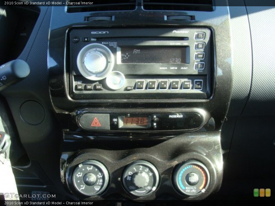Charcoal Interior Controls for the 2010 Scion xD  #56742138