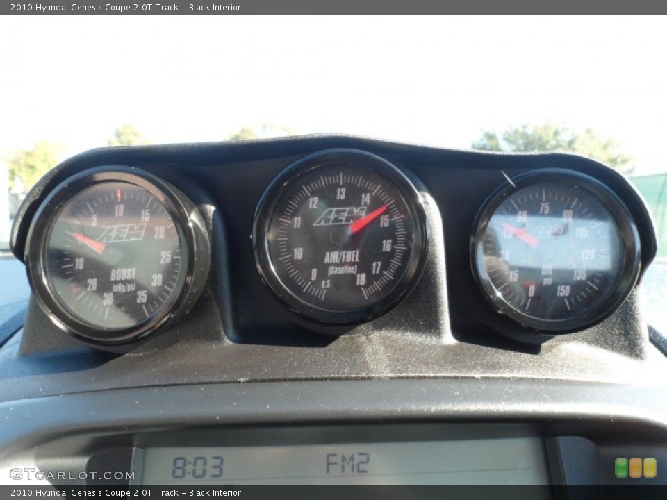 Black Interior Gauges for the 2010 Hyundai Genesis Coupe 2.0T Track #56742915