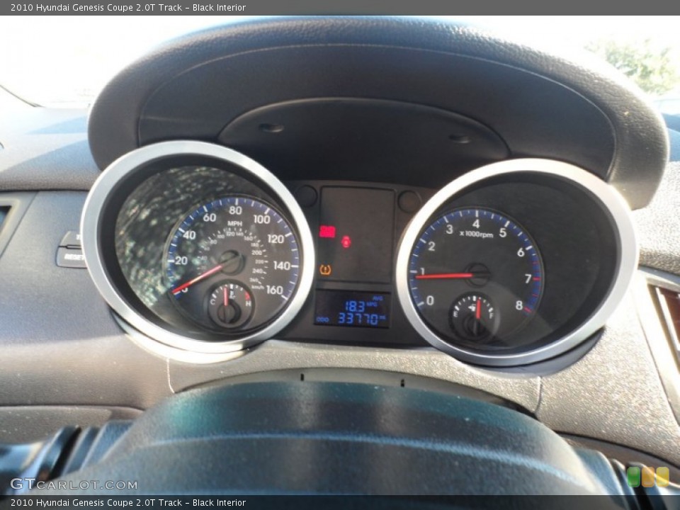 Black Interior Gauges for the 2010 Hyundai Genesis Coupe 2.0T Track #56742960