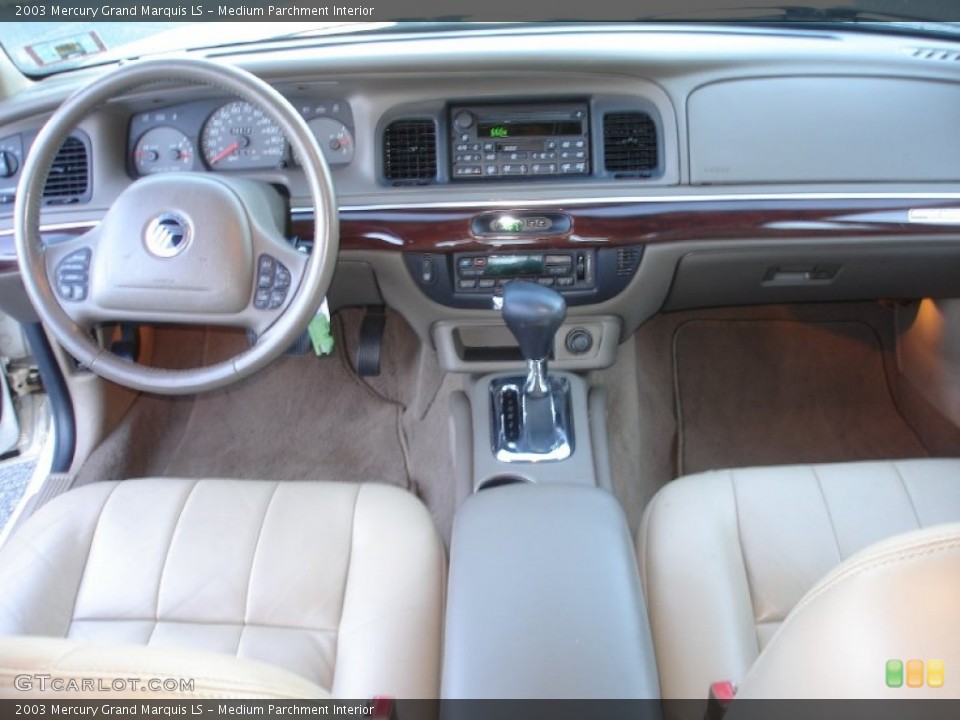 Medium Parchment Interior Dashboard for the 2003 Mercury Grand Marquis LS #56743575