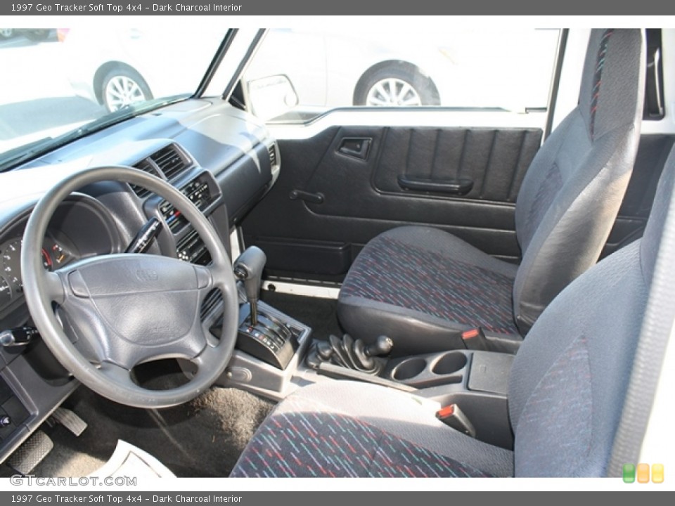 Dark Charcoal Interior Photo for the 1997 Geo Tracker Soft Top 4x4 #56743776