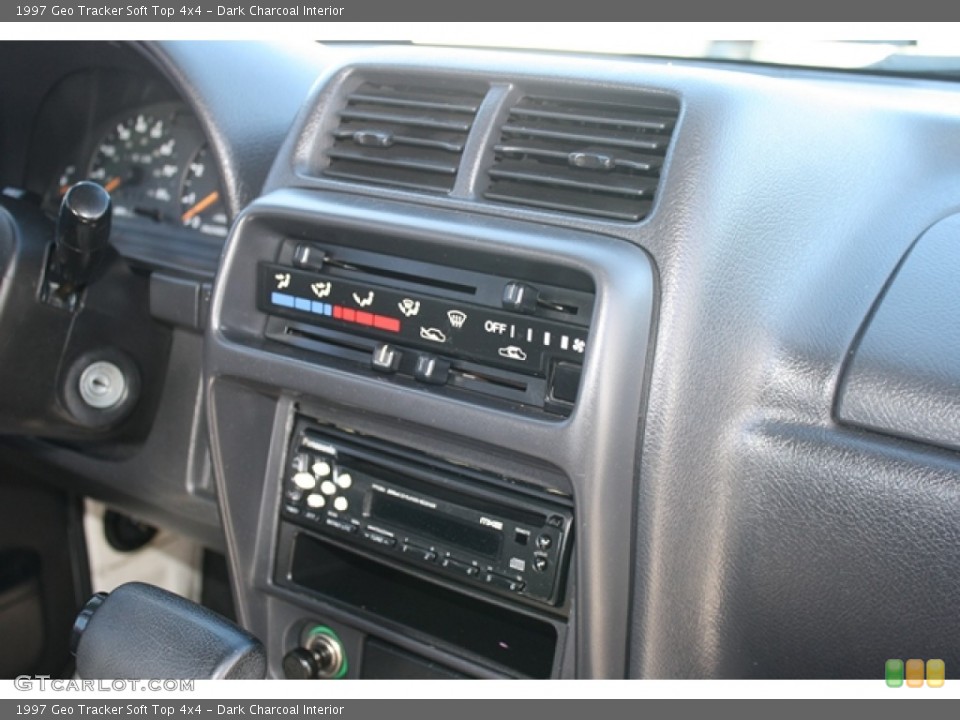 Dark Charcoal Interior Controls for the 1997 Geo Tracker Soft Top 4x4 #56743833