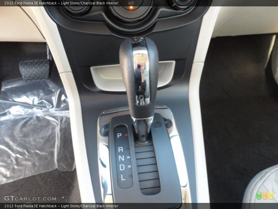 Light Stone/Charcoal Black Interior Transmission for the 2012 Ford Fiesta SE Hatchback #56745129
