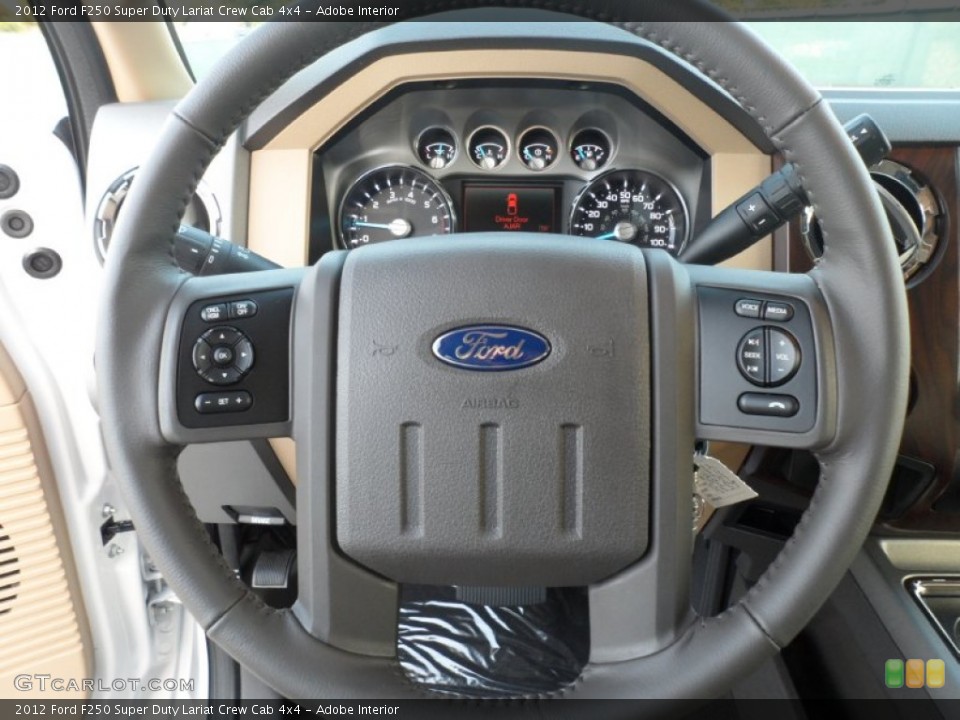 Adobe Interior Steering Wheel for the 2012 Ford F250 Super Duty Lariat Crew Cab 4x4 #56746284