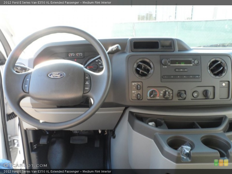 Medium Flint Interior Dashboard for the 2012 Ford E Series Van E350 XL Extended Passenger #56746566